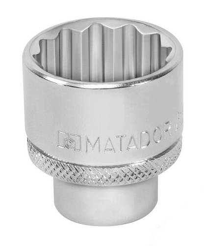 Matador Schraubwerkzeuge 40758006 Außen-Doppelsechskant Steckschlüsseleinsatz 19/32  1/2  (12.5 mm)
