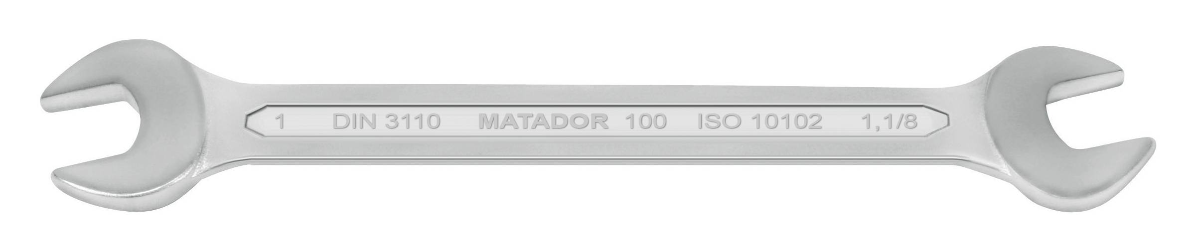 Matador Schraubwerkzeuge 01008012 Doppel-Maulschlüssel Schlüsselweite (Zoll) 1" - 1 1/8"