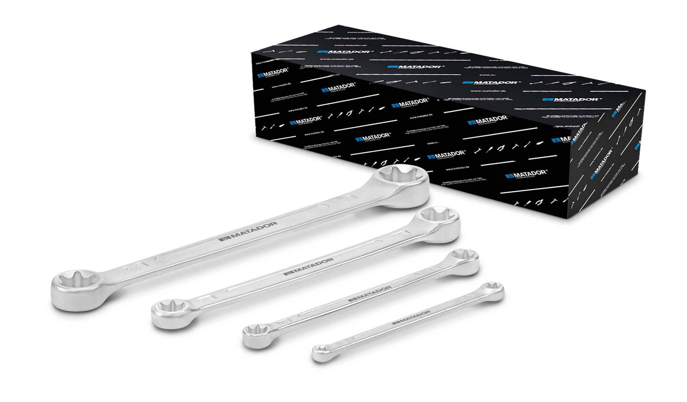 Matador Schraubwerkzeuge 02219080 Doppel-Ringschlüssel-Satz 12teilig Schlüsselweite (Metrisch) 6 - 24mm
