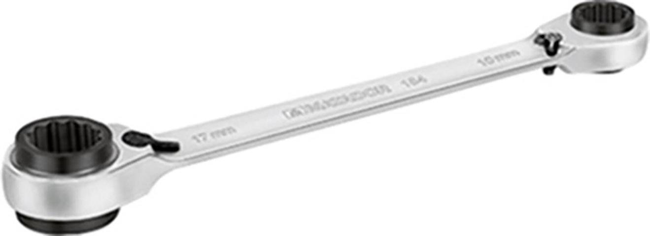 Matador Schraubwerkzeuge 01840001 Doppel-Ringratschenschlüssel-Satz Schlüsselweite (Metrisch) 10 - 19mm