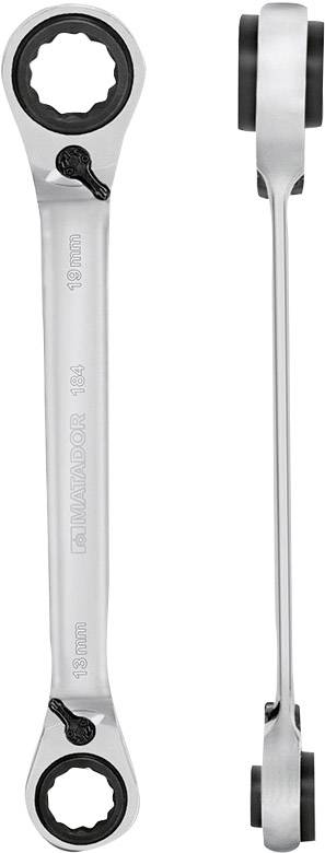 Matador Schraubwerkzeuge 01840001 Doppel-Ringratschenschlüssel-Satz Schlüsselweite (Metrisch) 10 - 19mm
