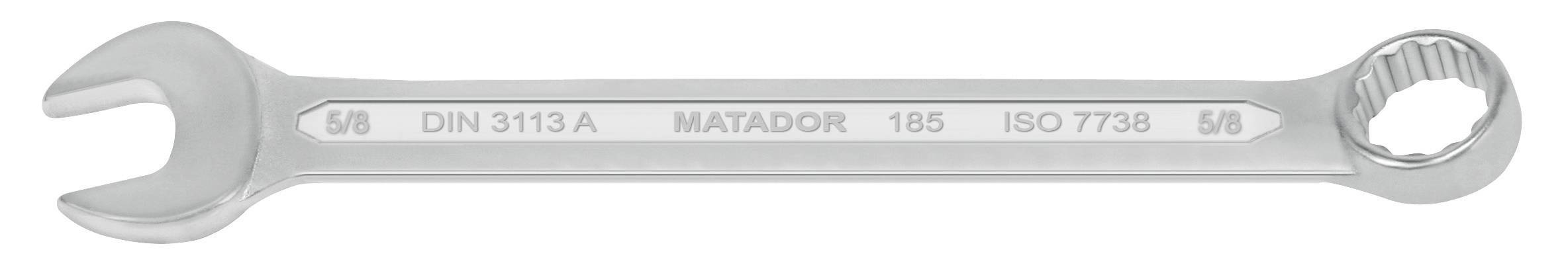 Matador Schraubwerkzeuge 01858007 Ring-Maulschlüssel Schlüsselweite (Zoll) 5/8"