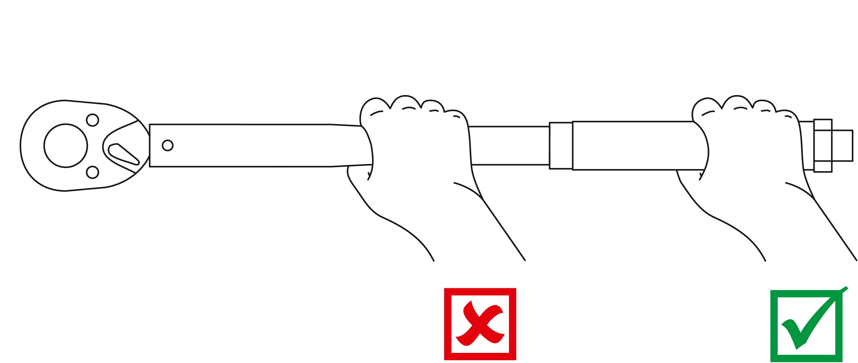 Matador Schraubwerkzeuge 61720030 Drehmomentschlüssel mit Umschaltknarre 1/2" (12.5 mm) 70 - 350 Nm