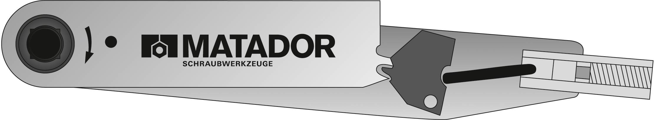 Matador Schraubwerkzeuge 61740010 Drehmomentschlüssel 3/8" (10 mm) 5 - 33 Nm