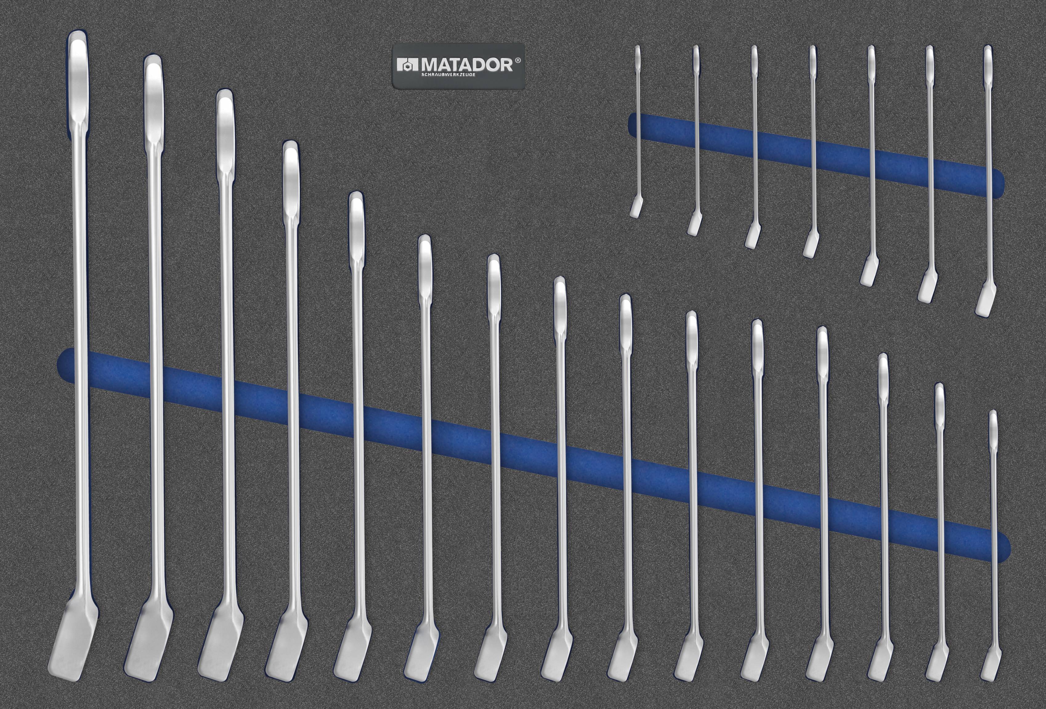 Matador Schraubwerkzeuge 81643185 Ring-Maulschlüssel-Satz 22teilig Schlüsselweite (Metrisch) 6 - 34mm