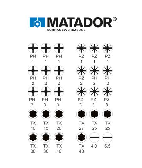 Matador 70500002 Bit-Set