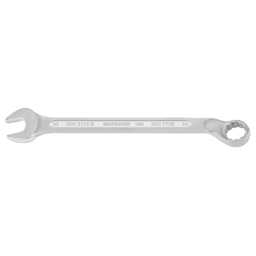 Matador Schraubwerkzeuge 01900330 Ring-Maulschlüssel Schlüsselweite (Metrisch) 33mm Matador Schraubwerkzeuge 01900330 Ring-Maulschlüssel Schlüsselweite (Metrisch) 33mm