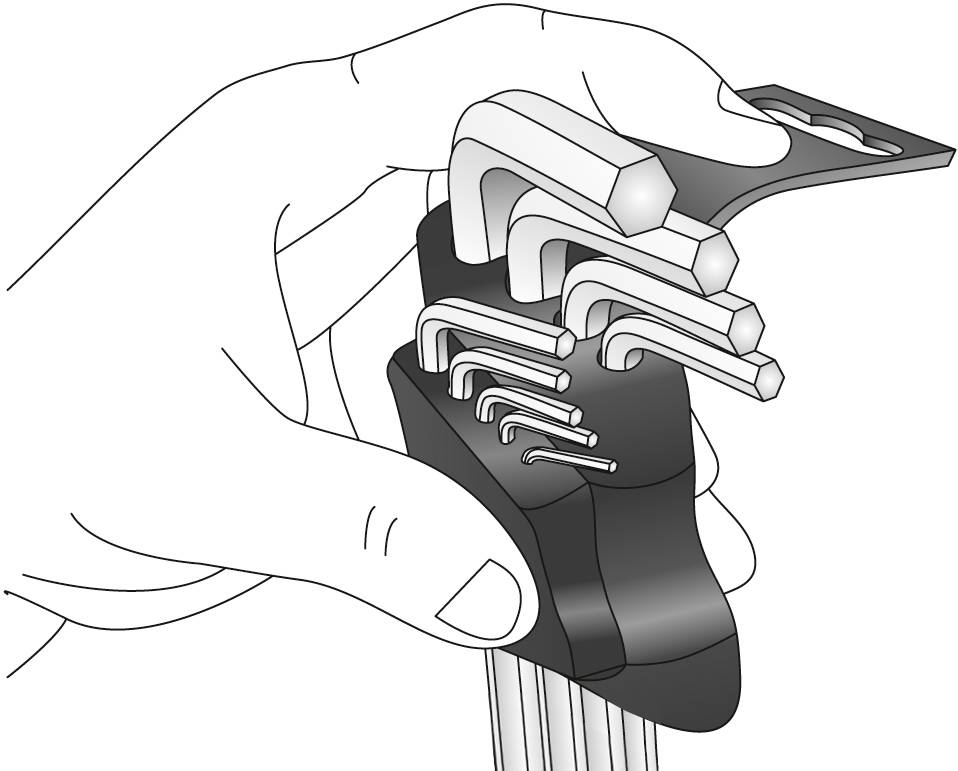 Matador Schraubwerkzeuge Innen-Sechskant Winkelschraubendreher-Set 1.5 mm, 2 mm, 2.5 mm, 3 mm, 4 mm, 5 mm, 6 mm, 8 mm, 10mm
