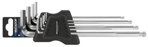 Matador Schraubwerkzeuge Innen-Sechskant Winkelschraubendreher-Set 1.5 mm, 2 mm, 2.5 mm, 3 mm, 4 mm