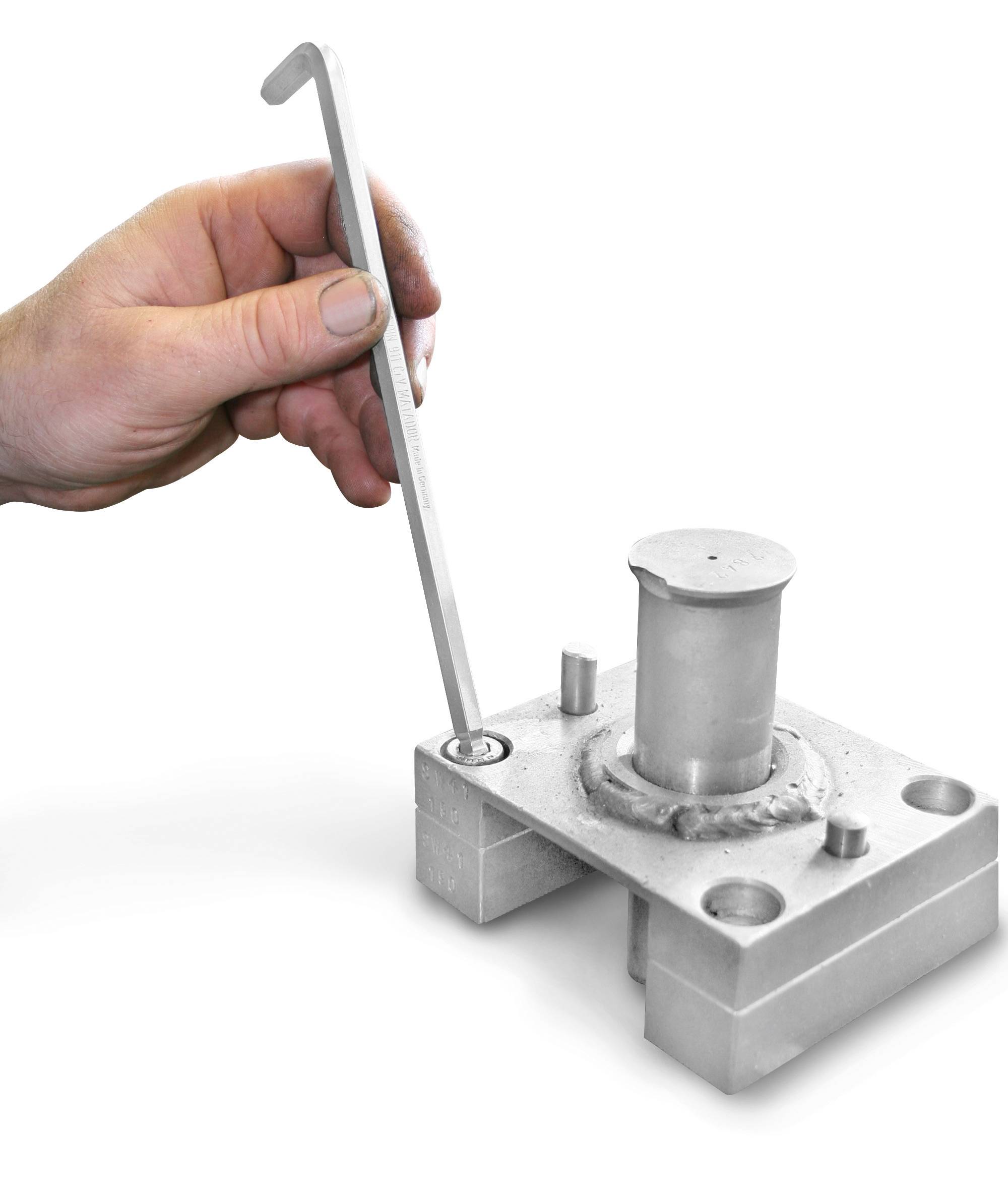 Matador Schraubwerkzeuge Innen-Sechskant Winkelschraubendreher-Set 1.5 mm, 2 mm, 2.5 mm, 3 mm, 4 mm, 5 mm, 6 mm, 8 mm, 10mm