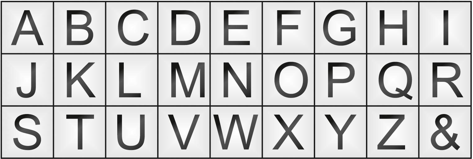 Matador Schraubwerkzeuge 07121060 27teilig Schlagbuchstabensatz Schrifthöhe: 6mm