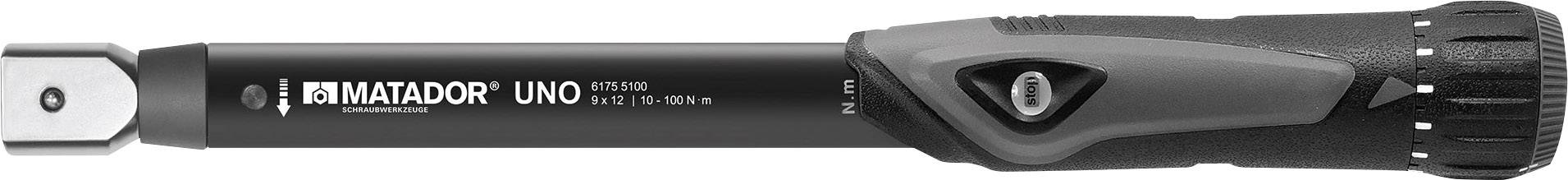 Matador Schraubwerkzeuge 61755100 Drehmomentschlüssel Einsteck-Vierkant 9 x 12mm 20 - 100 Nm