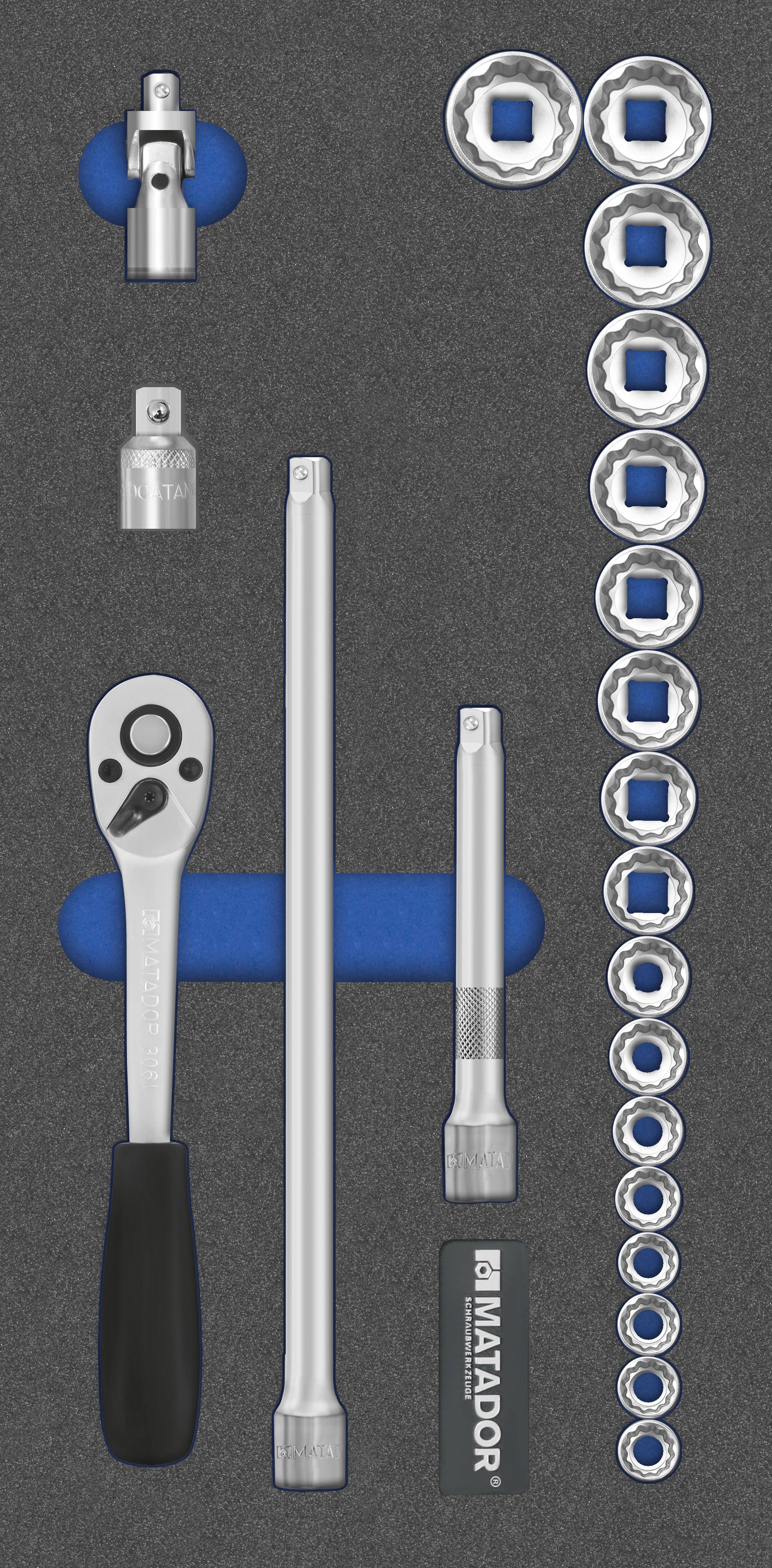 Matador Schraubwerkzeuge Steckschlüsselsatz 81641302