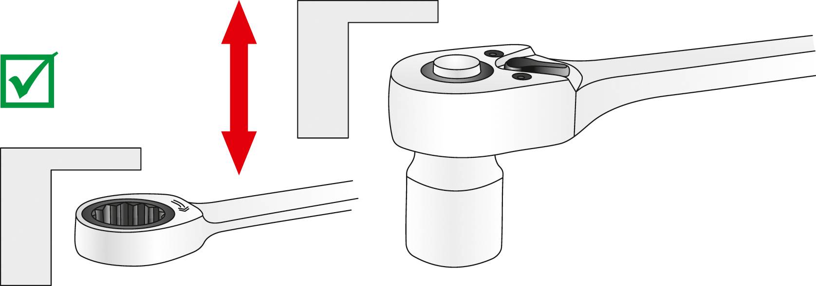 Matador Schraubwerkzeuge 01830080 Knarren-Ring-Maulschlüssel Schlüsselweite (Metrisch) 8mm