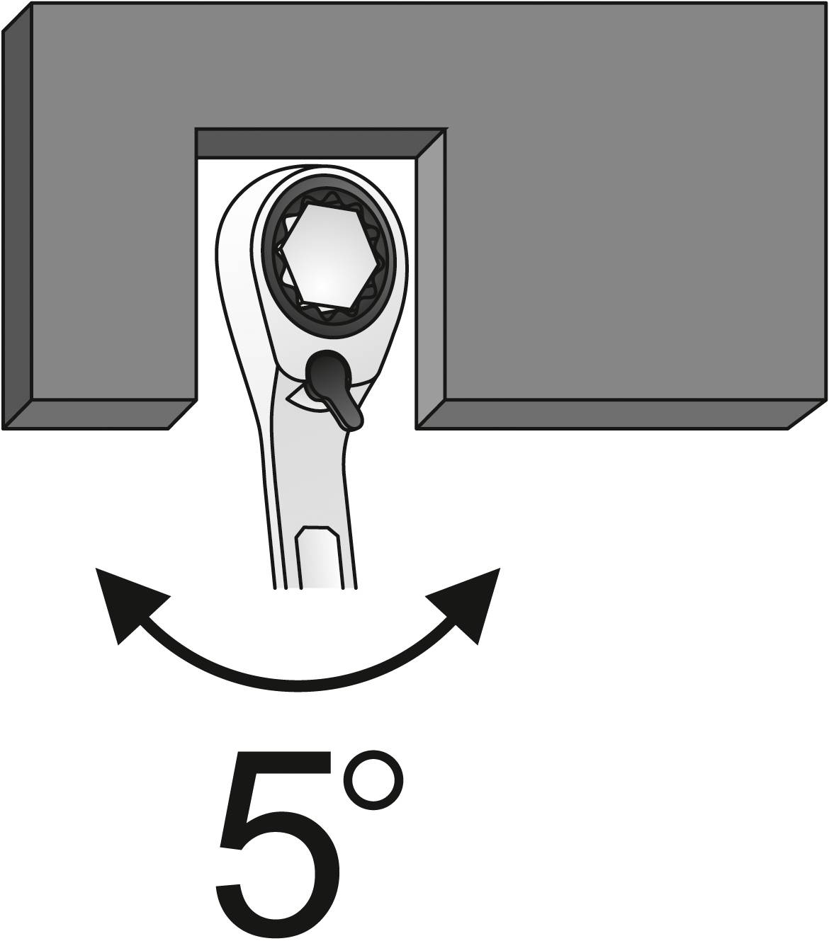 Matador Schraubwerkzeuge 01890160 Knarren-Ring-Maulschlüssel Schlüsselweite (Metrisch) 16mm
