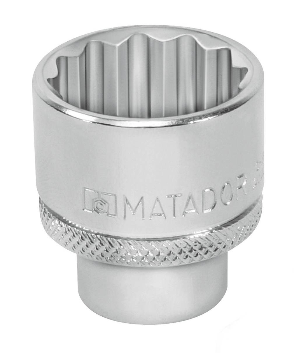 Matador Schraubwerkzeuge 40751100 Außen-Doppelsechskant Steckschlüsseleinsatz 10mm 1/2" (12.5 mm)
