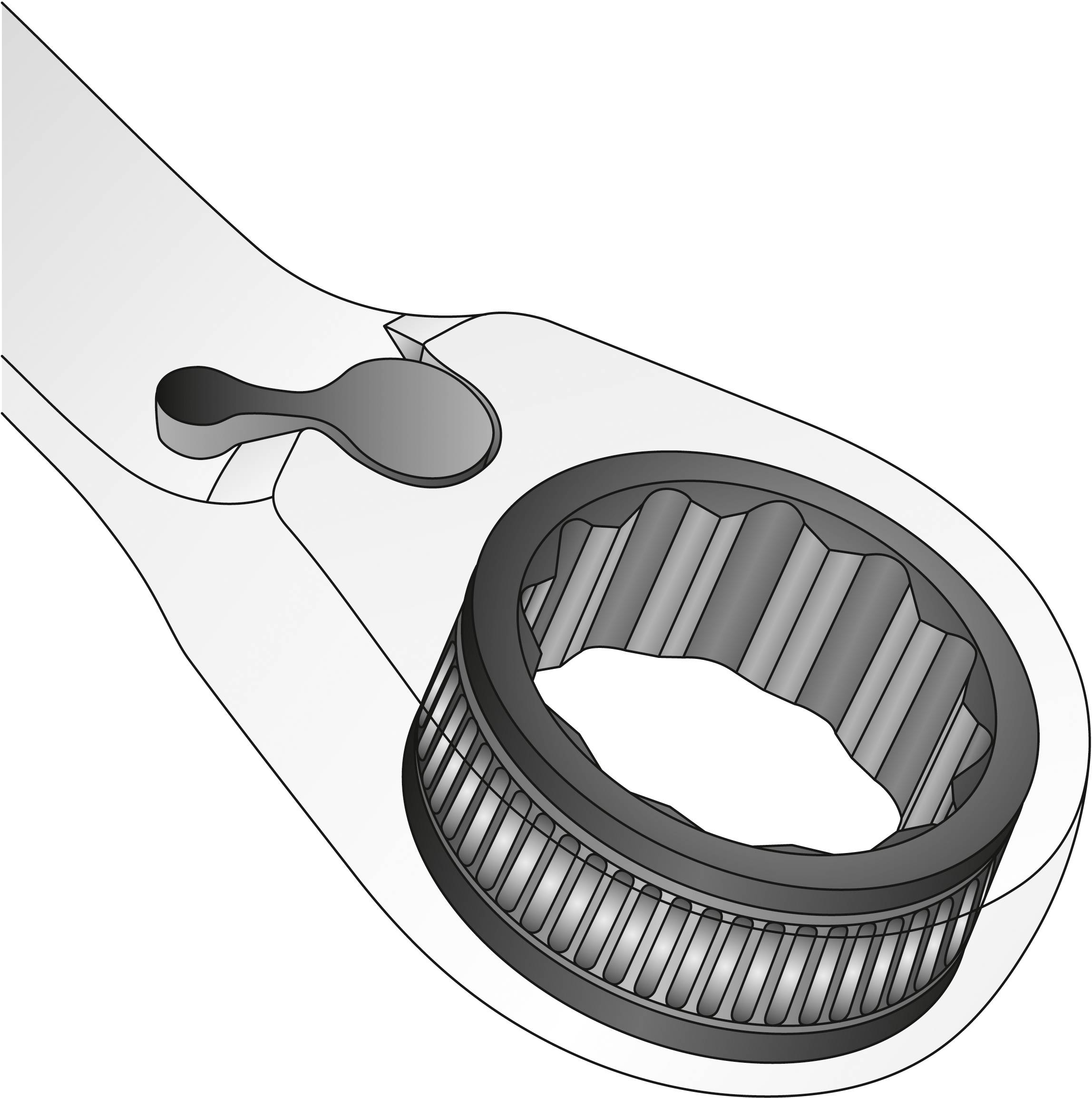 Matador Schraubwerkzeuge 01890080 Knarren-Ring-Maulschlüssel Schlüsselweite (Metrisch) 8mm