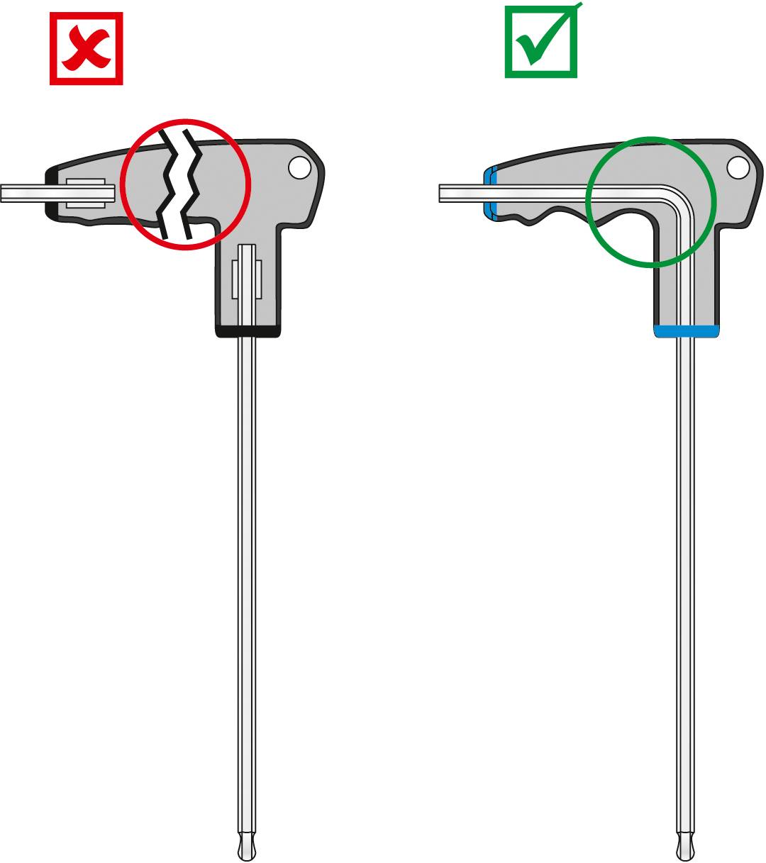 Matador Schraubwerkzeuge Werkstatt Sechsrund-Schraubendreher