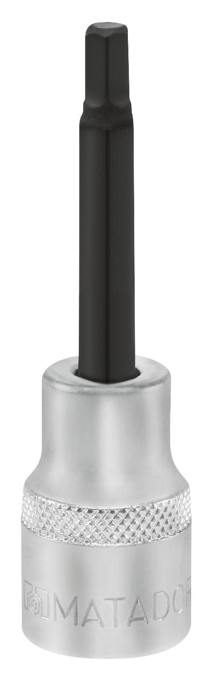 Matador 40781040 Innen-Sechskant Steckschlüssel-Bit-Einsatz 4mm 1/2" (12.5 mm)