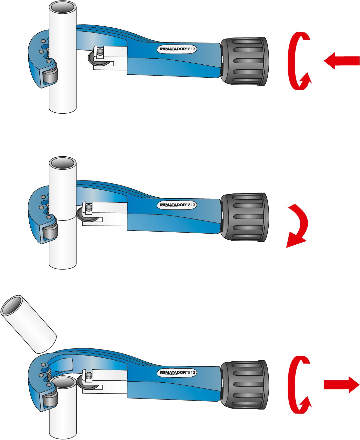Matador Rohrabschneider, 1/8 - 1.3/8 08130001