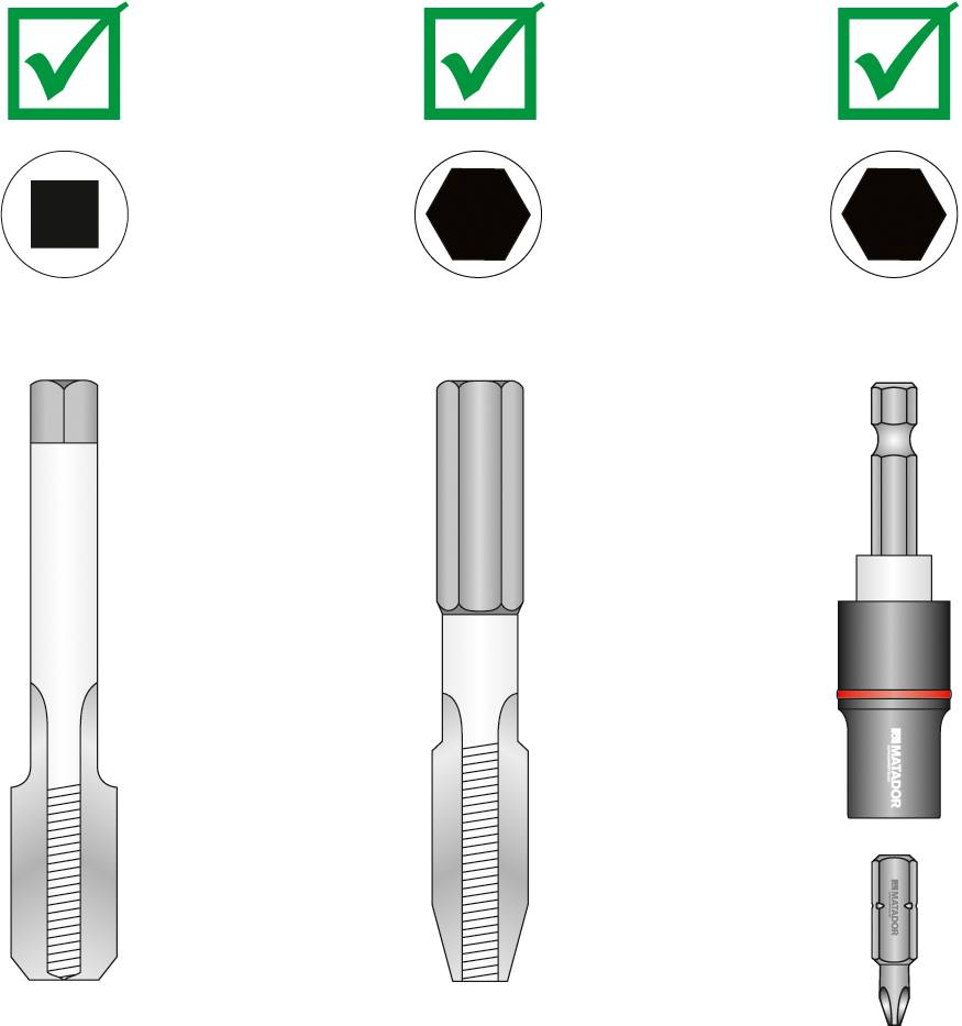 Matador 07720001 Gewinde-Werkzeughalter