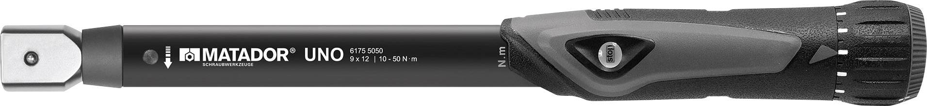 Matador Schraubwerkzeuge 61755050 Drehmomentschlüssel Einsteck-Vierkant 9 x 12mm 10 - 50 Nm