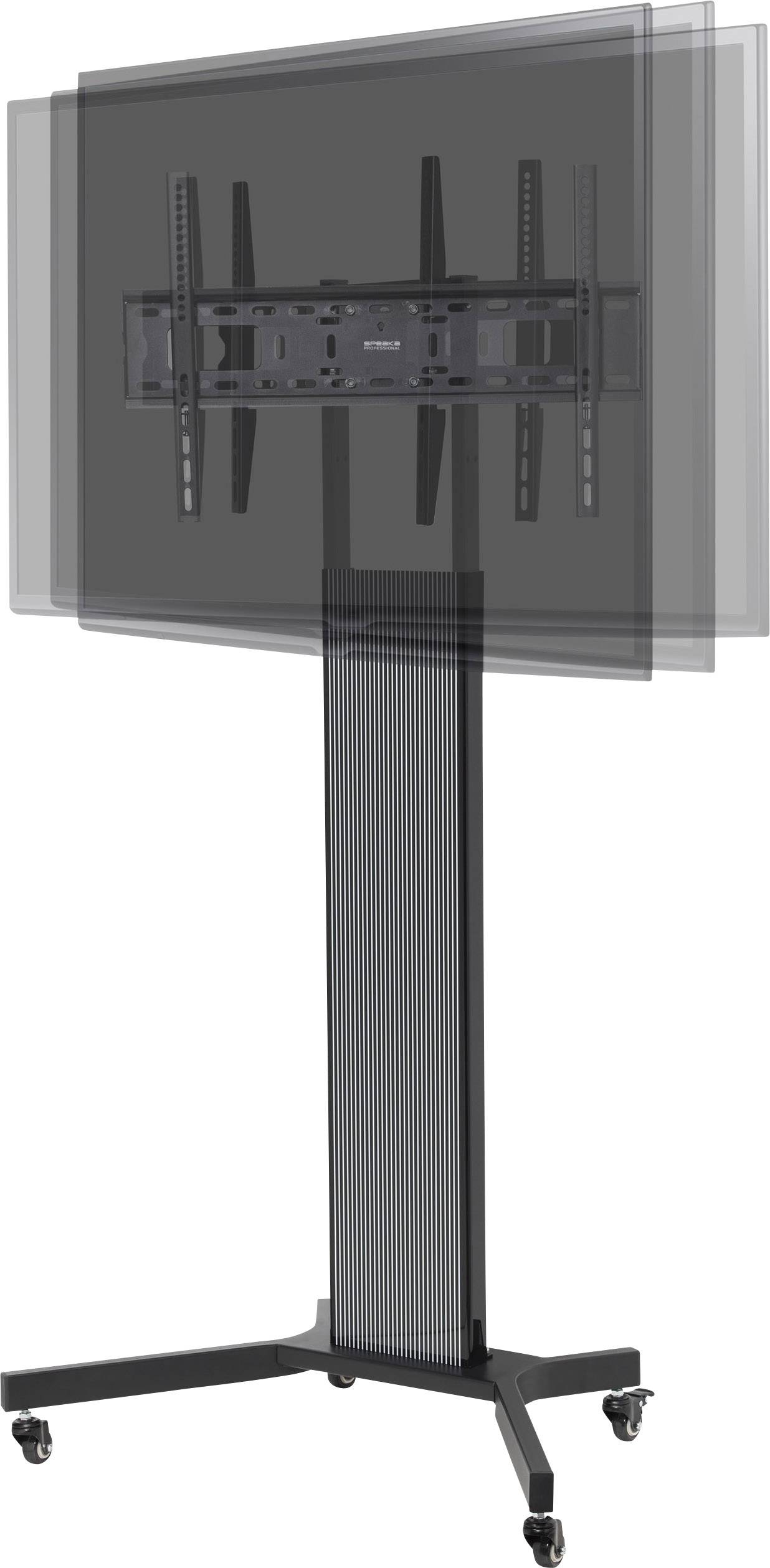 SpeaKa Professional SP-6644620 TV-Rollwagen 94,0cm (37") - 203,2cm (80") Neigbar+Schwenkbar