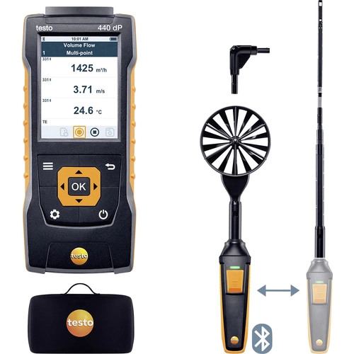Testo 440 Set1 delta P Anemometer Testo 440 Set1 delta P Anemometer