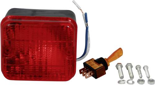 Nebelschlussleuchte Offene Kabelenden Nebelschlussleuchte hinten 12 V Rot