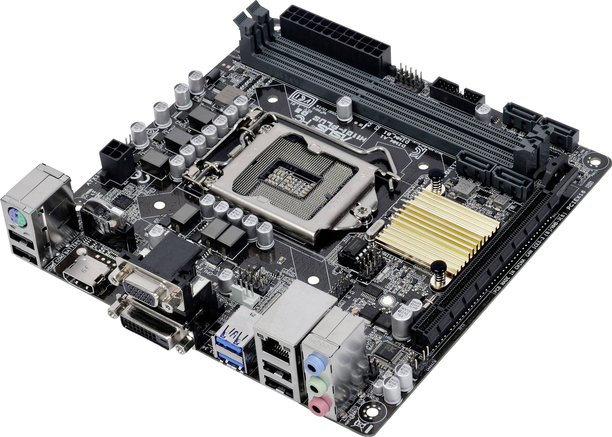 Asus H110I-PLUS Mainboard Sockel (PC) Intel® LGA 1151 Formfaktor (Details) Mini-ITX Mainboard-Chipsatz Intel® H110