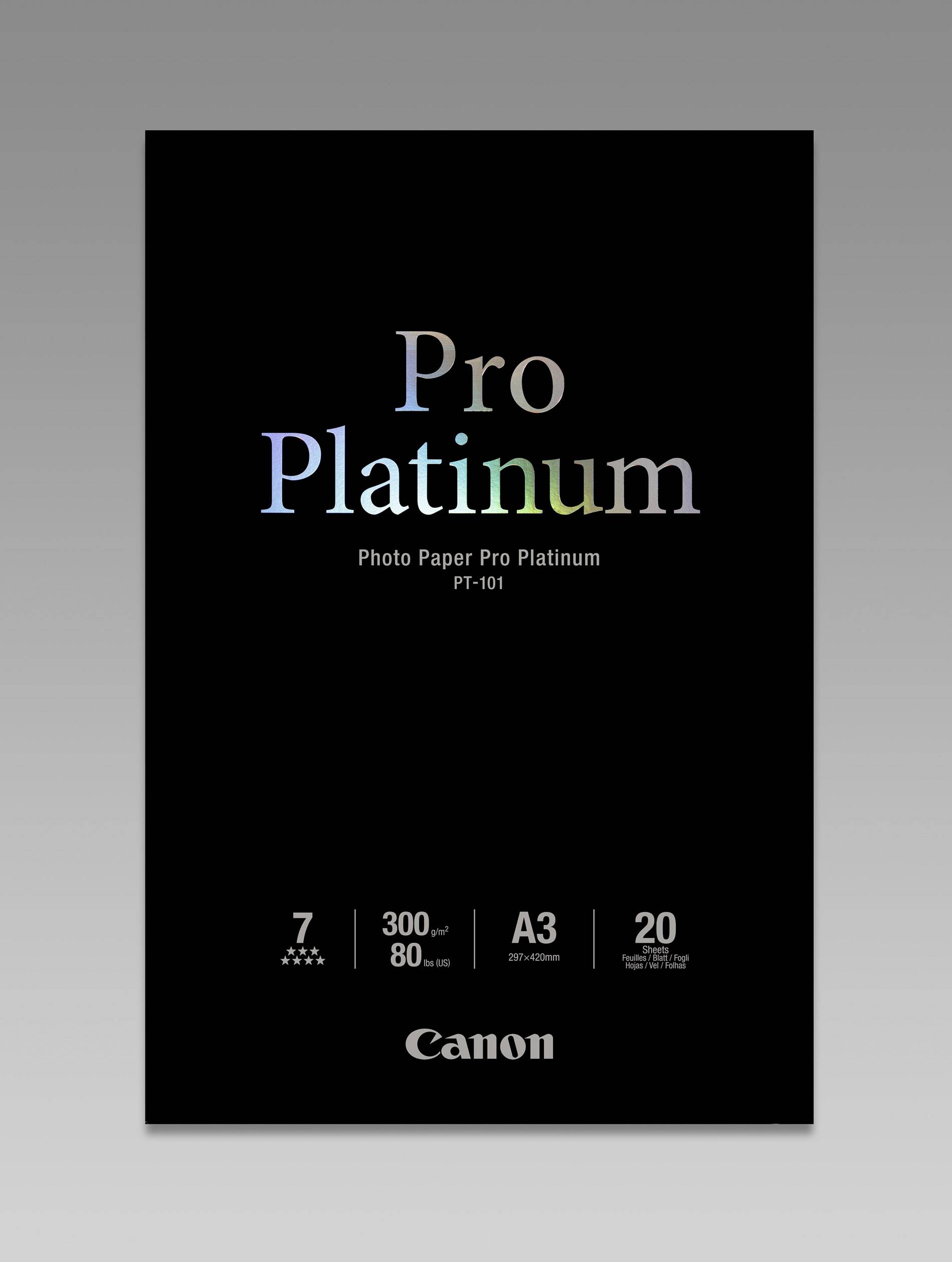 Canon Photo Paper Pro Platinum PT101 2768B017 Fotopapier DIN A3 300 g