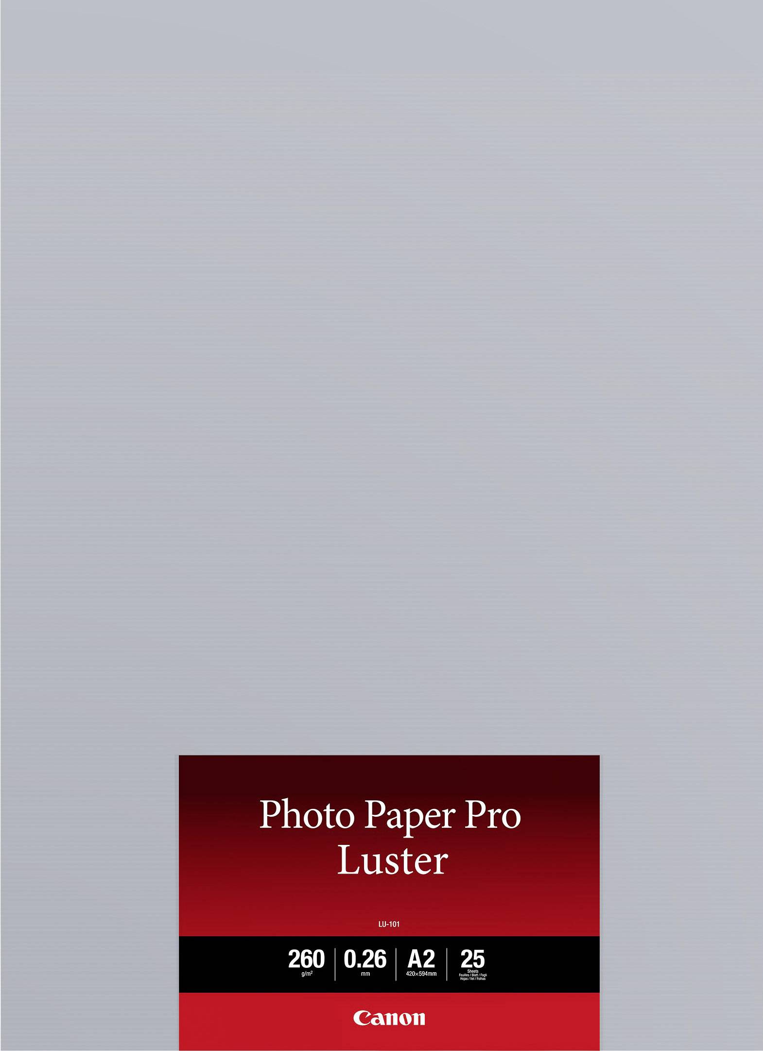Canon Photo Paper Pro Luster LU-101 6211B026 Fotopapier DIN A2 260 g/m² 25 Blatt Seidenglänzend