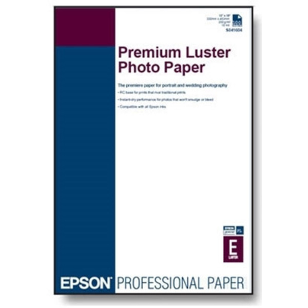 Epson Premium Luster Photo Paper C13S041784 Fotopapier 250 g/m² 250 Blatt Seidenglänzend