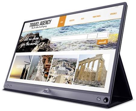 Asus MB16AC LED-Monitor 39.6cm (15.6 Zoll) EEK B (A - G) 1920 x 1080 Pixel Full HD 5 ms USB-C® IPS LED