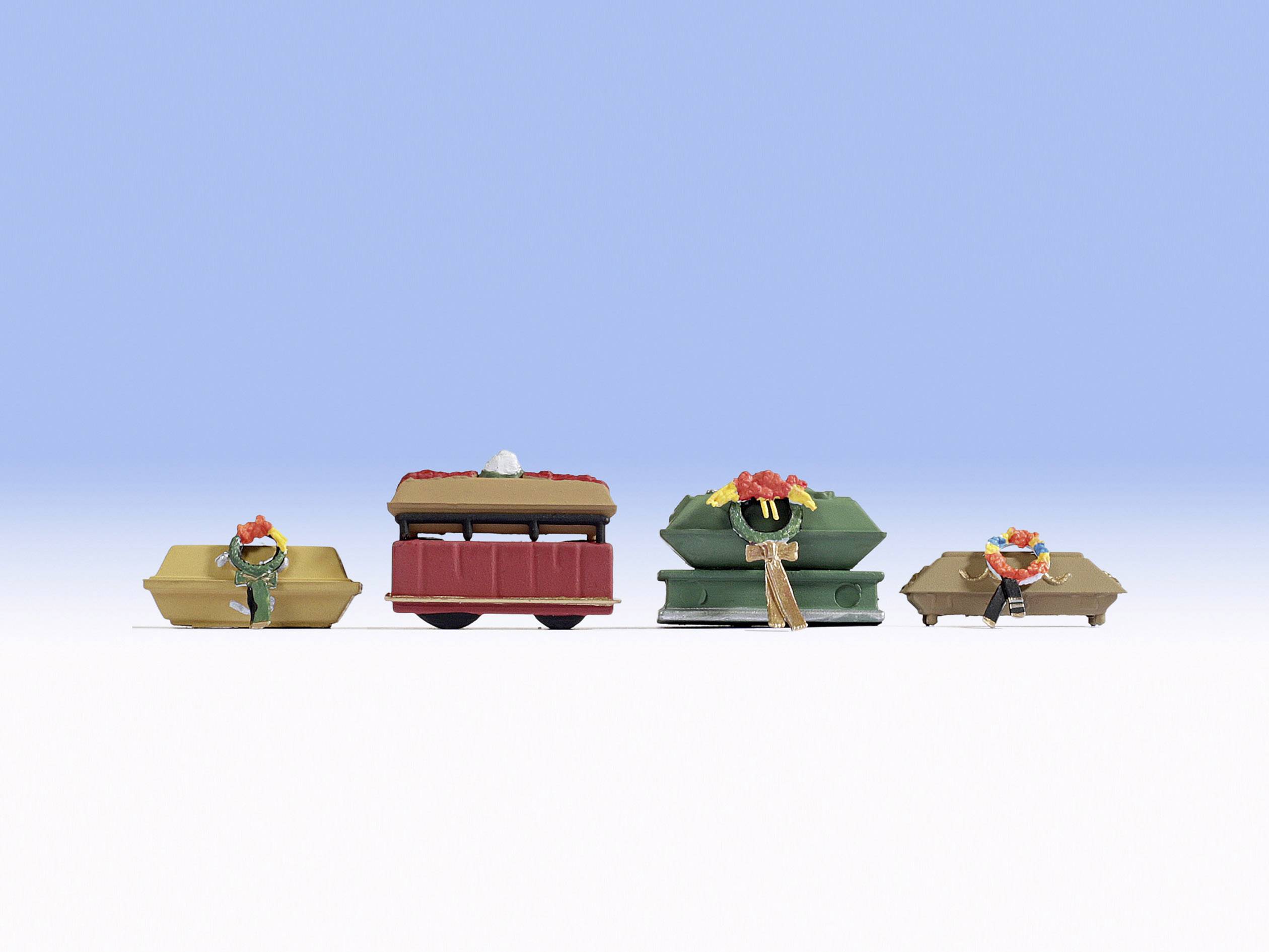 NOCH 14874 H0 Beerdigungs-Zubehör Bemalt