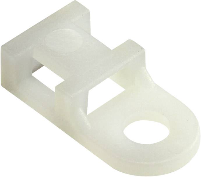 TRU COMPONENTS Befestigungssockel schraubbar TC-6645712 Natur 100 St.