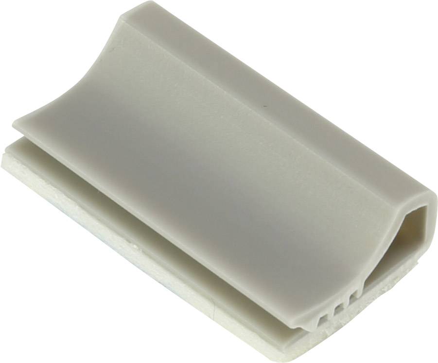 TRU COMPONENTS Befestigungssockel TC-6645728 für Flachbandkabel Hellgrau 100St.