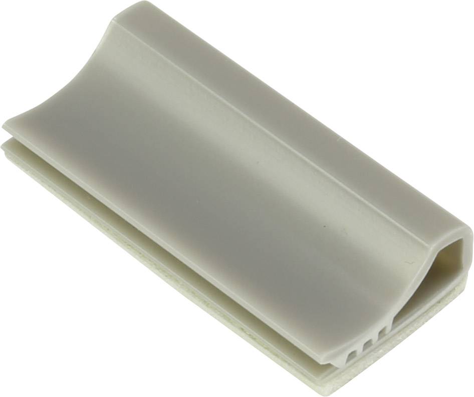 TRU COMPONENTS Befestigungssockel TC-6645732 für Flachbandkabel Hellgrau 100St.