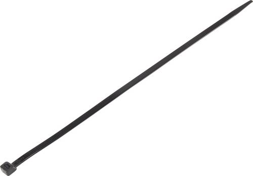 TRU COMPONENTS TC-6645780 Kabelbinder 380 mm 7.60 mm Schwarz Witterungsstabil 100 St.