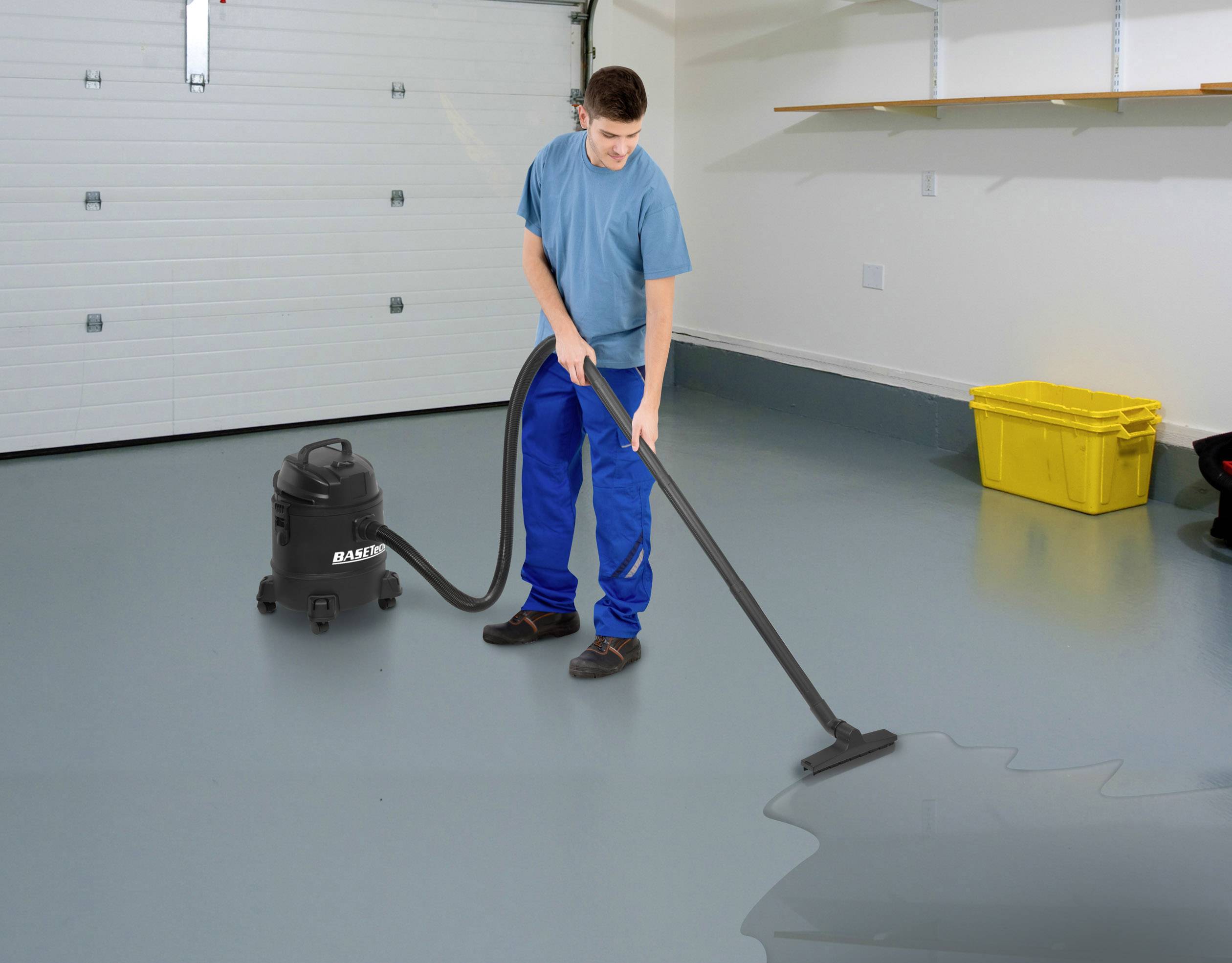 Basetech BT-VC-1250W 1661489 Wassersauger 1250W 20l Laubbläser