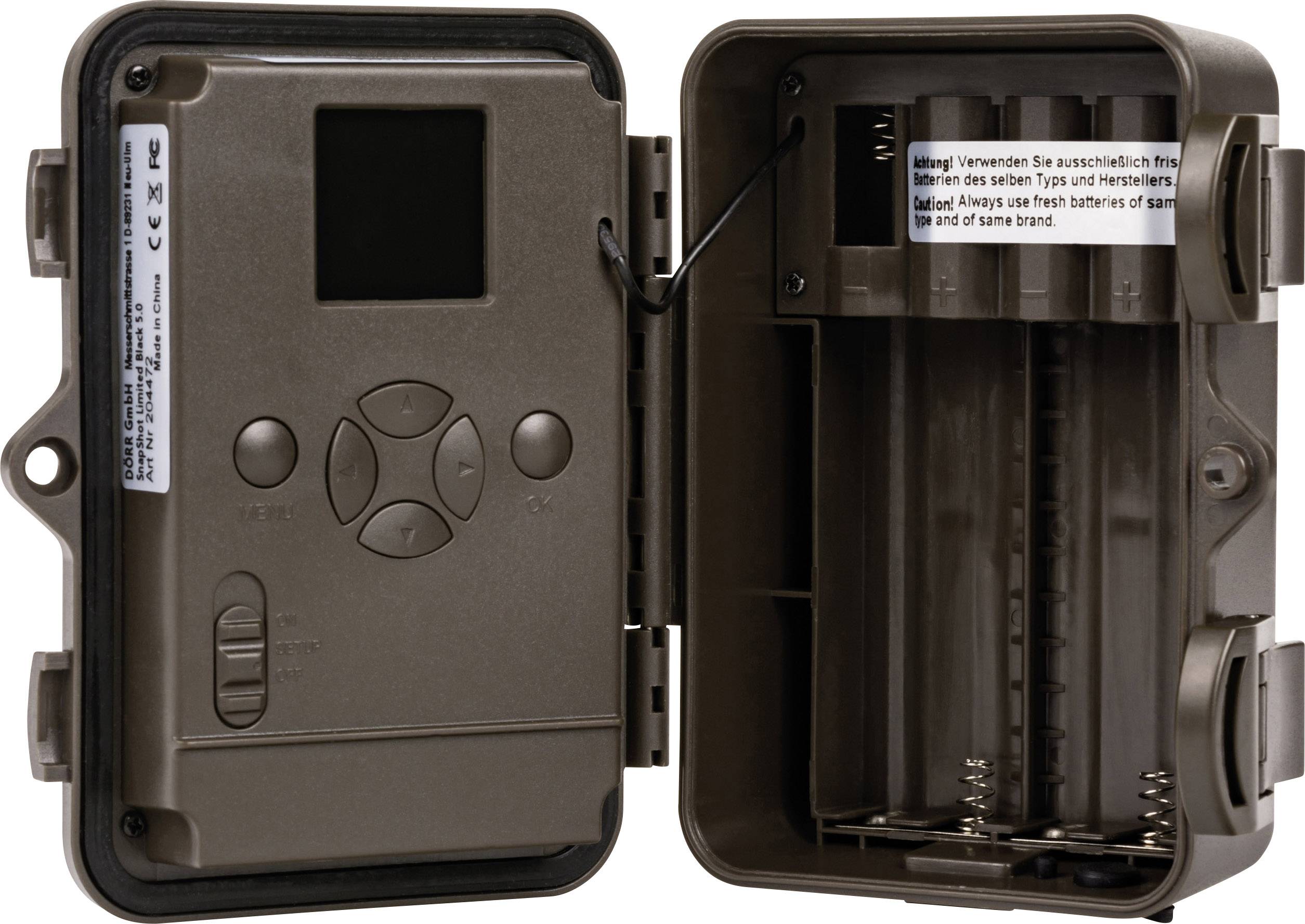 DÖRR SnapShot Limited 5.0S Black Wildkamera 5 Megapixel Black LEDs Schwarz