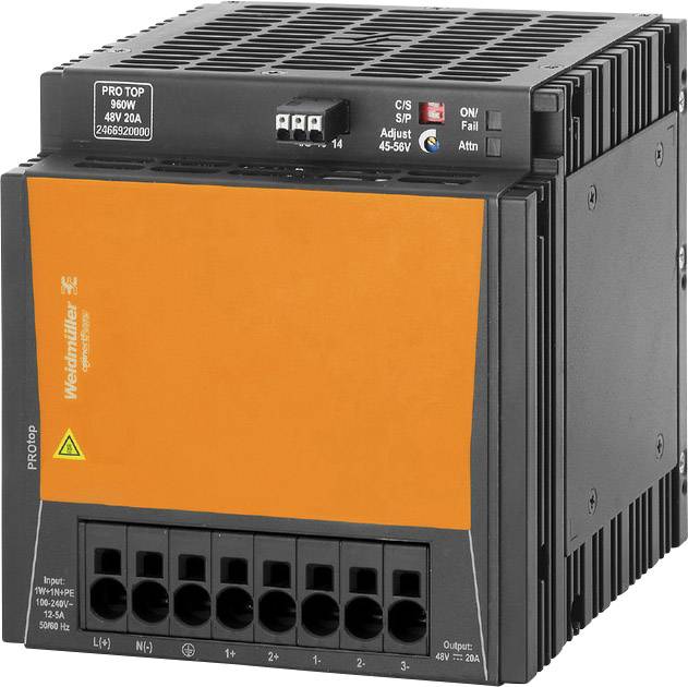 Weidmüller 2466900000 Schaltnetzgerät 24 V/DC 40A 960W Inhalt 1St.