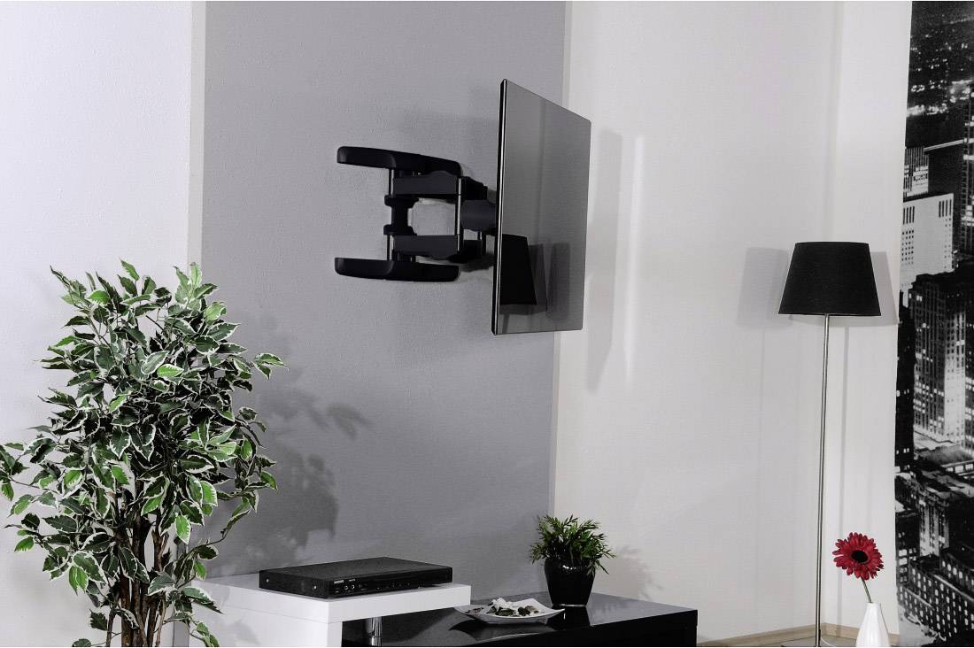 Hama 00116225 FULLMOTION TV-Wandhalterung 119,4 cm (47") - 228,6 cm (90") Neigbar, Schwenkbar