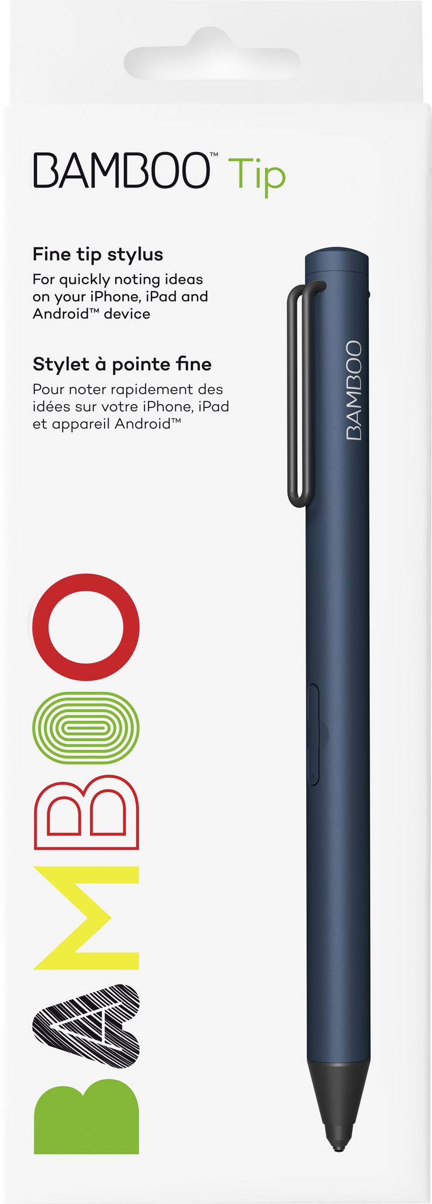 Wacom Bamboo Tip Touchpen austauschbare Kohlefaserspitze, mit präziser Schreibspitze, mit druckempfindlicher Schreibspitze