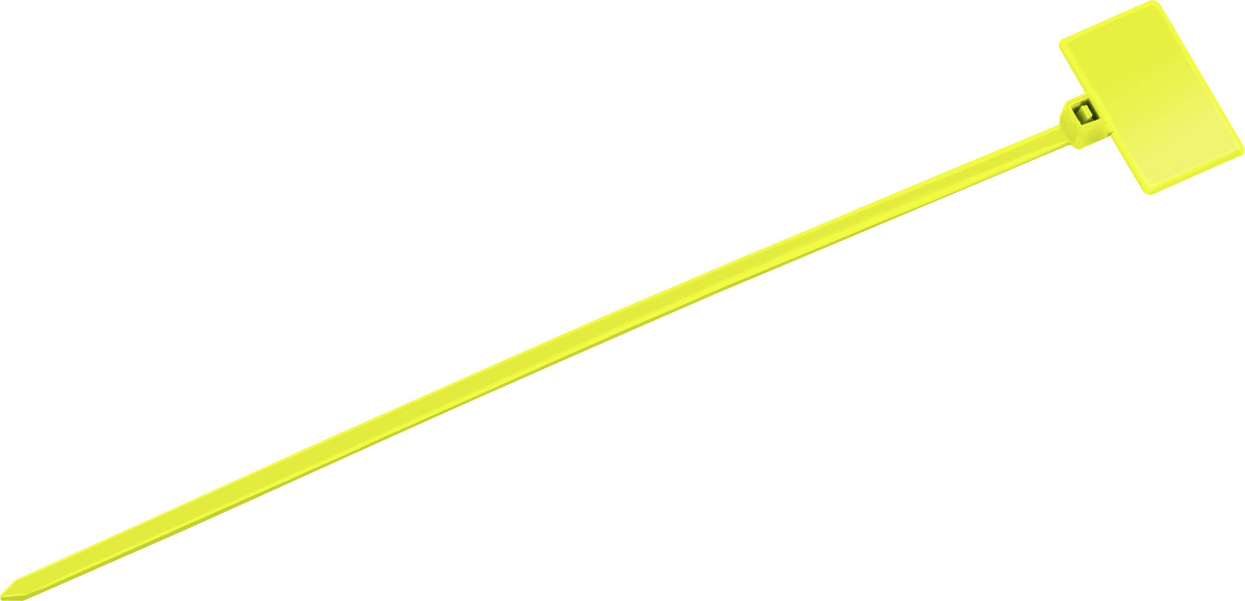 TRU COMPONENTS TC-6646436 Leitermarkierer Beschriftungsfläche: 20 x 13 mm Gelb 100 St.