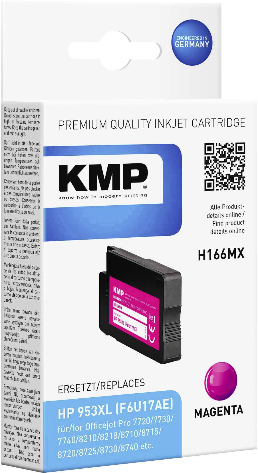 KMP Druckerpatrone ersetzt HP 953XL Kompatibel Magenta H166MX 1748,4006