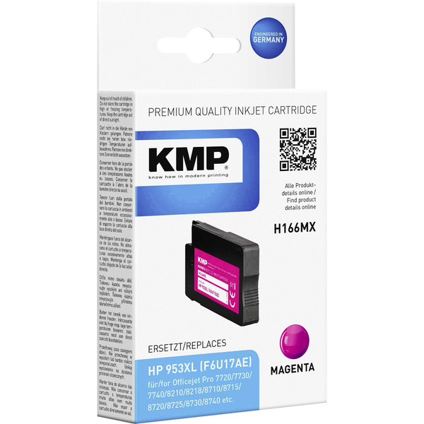 KMP Tinte ersetzt HP 953XL Kompatibel Magenta H166MX 1748,4006