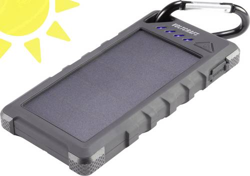 VOLTCRAFT SL-160 VC-8308660 Solar-Ladegerät Kapazität (mAh, Ah) 16000 mAh