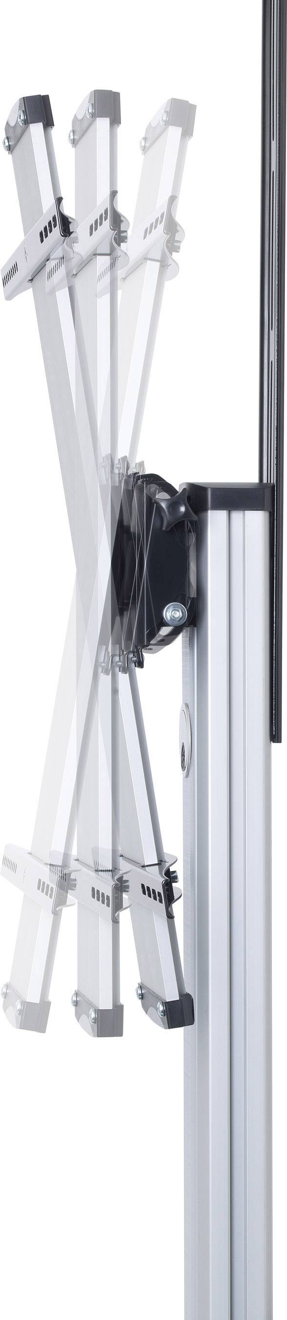 SpeaKa Professional PREM-LINE XL FS10S-46T TV-Rollwagen 94,0cm (37") - 177,8cm (70") Neigbar, Rotierbar, Höhenverstellbar