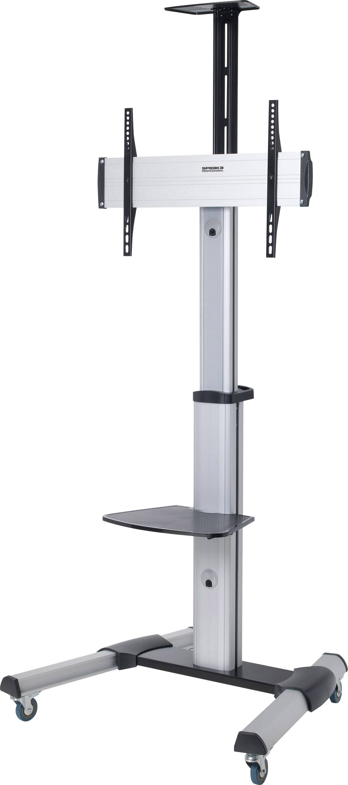 SpeaKa Professional PREM-LINE XL FS10S-46T TV-Rollwagen 94,0cm (37") - 177,8cm (70") Neigbar, Rotierbar, Höhenverstellbar
